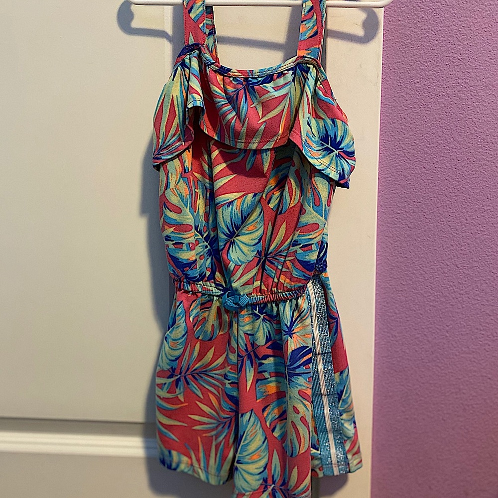 Hawaiian type jumpsuit for summer/anytime!